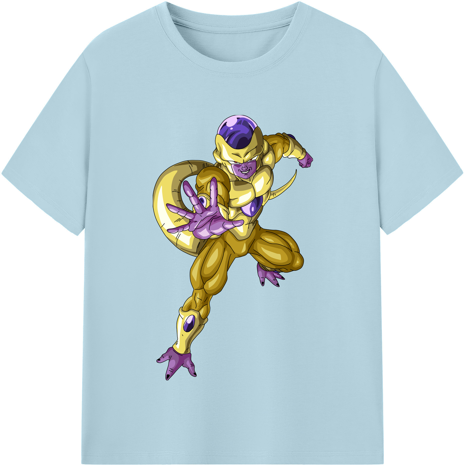 （画像用） ドラゴンボール フリーザ DRAGON BALL Frieza 綿100％半袖Tシャツ（フロントプリント）
